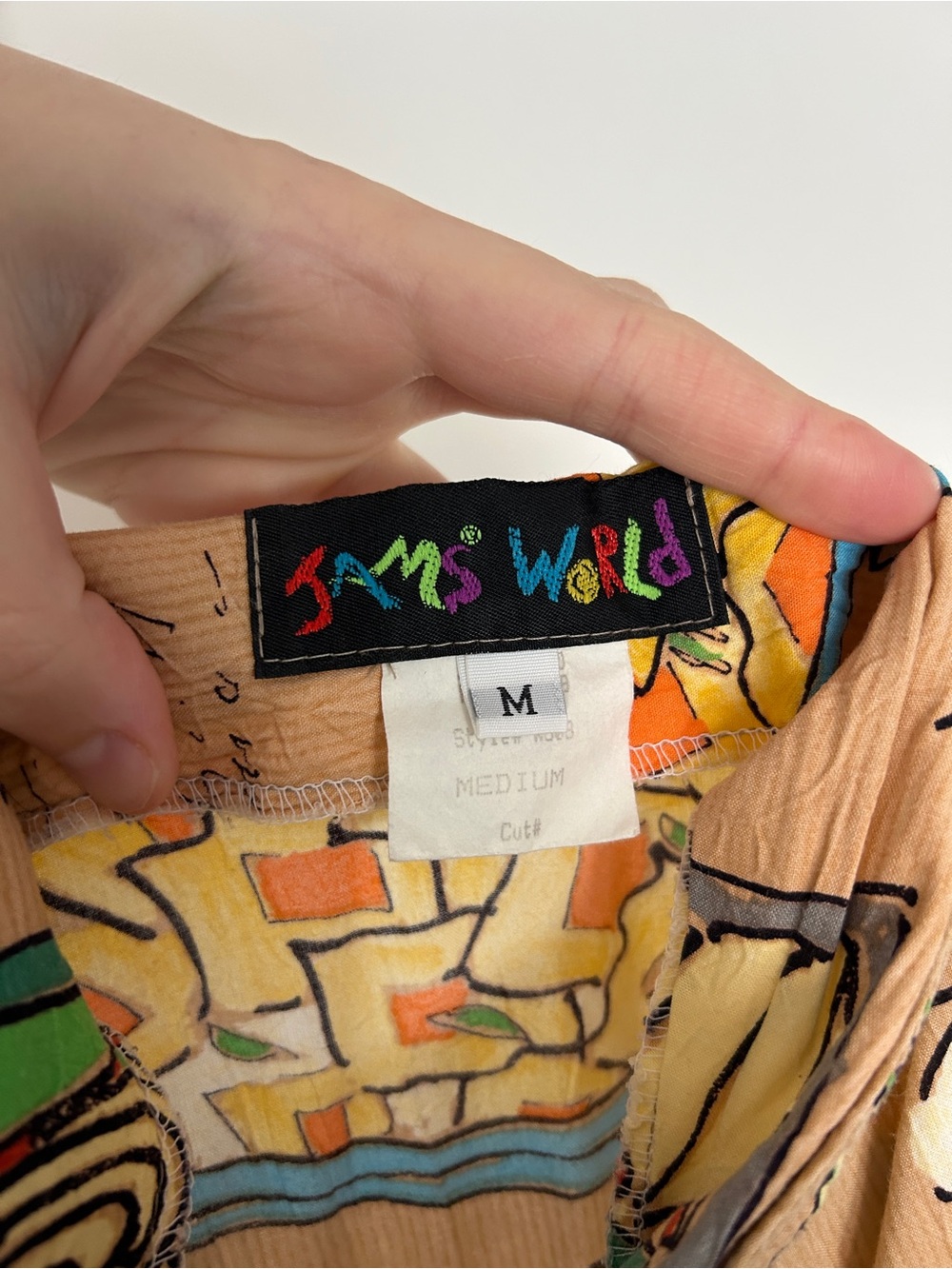 Vintage Pasta Wrap Skirt - Picture 4 of 4